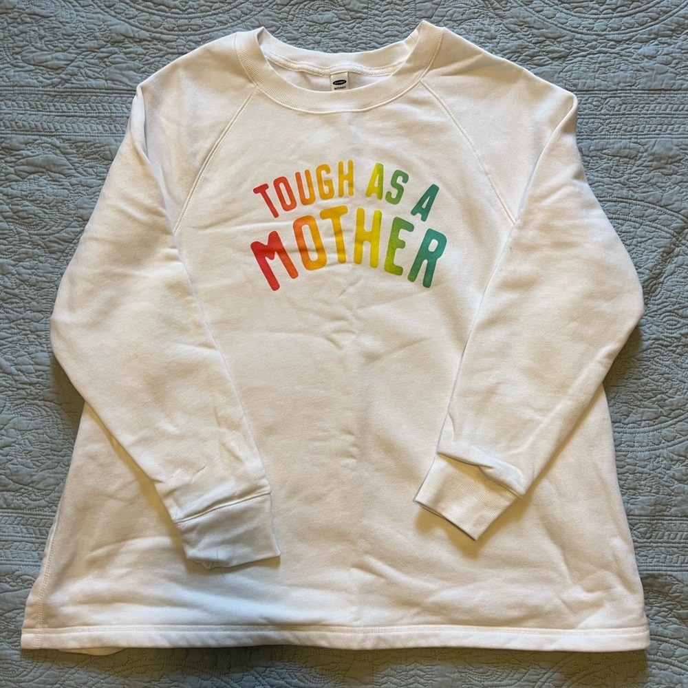 Old Navy maternity sweatshirt with slide slits